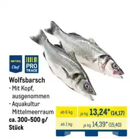 METRO Wolfsbarsch Angebot