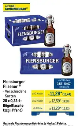 METRO Flensburger Pilsener Angebot