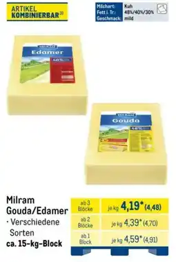 METRO Milram Gouda/Edamer Angebot