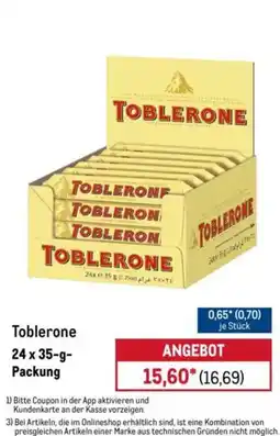 METRO Toblerone Angebot