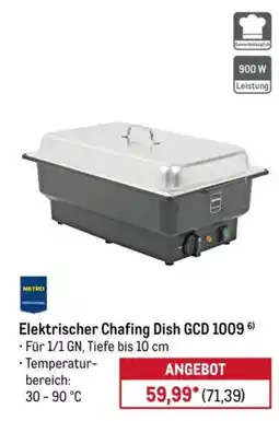 METRO Elektrischer Chafing Dish GCD 1009 Angebot