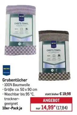 METRO METRO Grubentücher Angebot