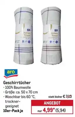METRO aro Geschirrtücher Angebot
