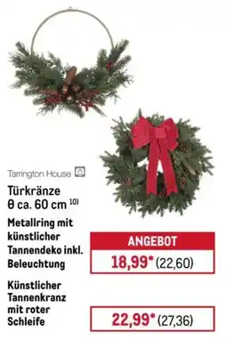 METRO Tarrington House Türkränze Angebot