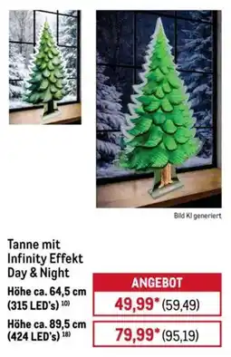 METRO Tanne mit Infinity Effekt Day & Night Angebot