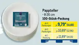 METRO Pappteller Angebot