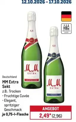 METRO MM Extra Sekt Angebot