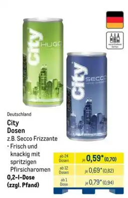 METRO City Dosen Angebot