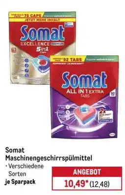 METRO Somat Maschinengeschirrspülmittel Angebot