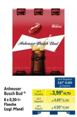METRO Anheuser Busch Bud Angebot