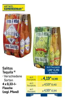 METRO Salitos Tequila Angebot
