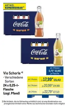 METRO Vio Schorle Angebot