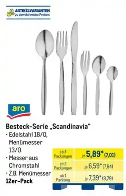 METRO Besteck-Serie „Scandinavia“ aro Angebot