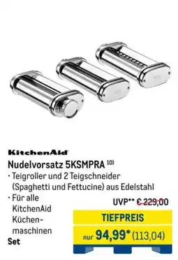 METRO KitchenAid Nudelvorsatz 5KSMPRA Angebot