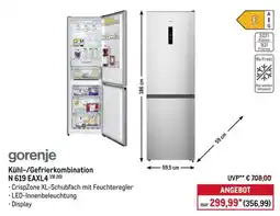 METRO gorenje Kühl-/Gefrierkombination N 619 EAXL4 Angebot