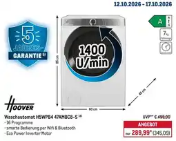 METRO Hoover Waschautomat H5WPB4 47AMBC8-S Angebot