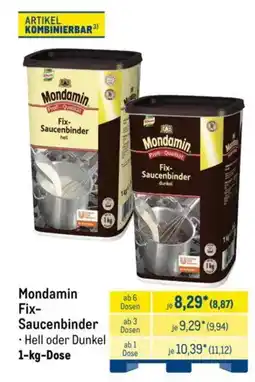 METRO Mondamin Fix-Saucenbinder Angebot