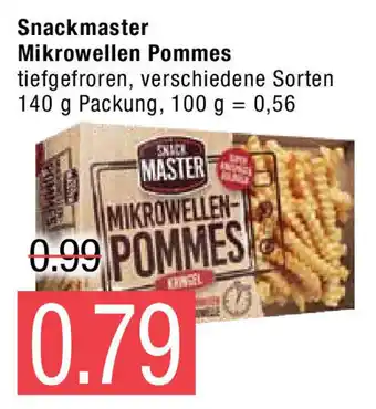 Marktkauf Snack Master Mikrowellen-Pommes 140g Angebot