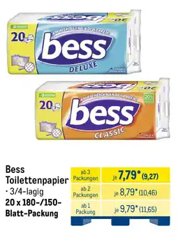 METRO Bess Toilettenpapier Angebot
