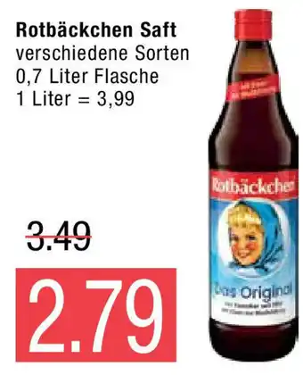 Marktkauf Rotbackchen Saft 700ml Angebot