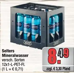 alldrink Selters Mineralwasser Angebot