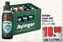 alldrink Ayinger Lager Hell Angebot