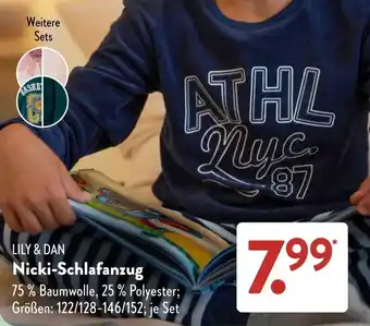 LILY & DAN Nicki-Schlafanzug