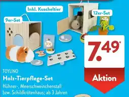 Aldi Süd TOYLINO Holz-Tierpflege-Set Angebot