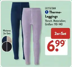Aldi Süd LILY & DAN Thermo-Leggings Angebot