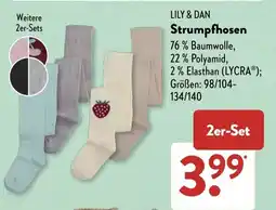 Aldi Süd LILY & DAN Strumpfhosen Angebot