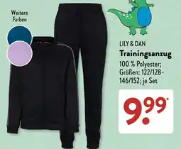 Aldi Süd LILY & DAN Trainingsanzug Angebot