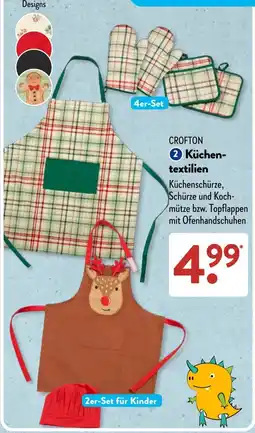 Aldi Süd CROFTON Küchen-textilien Angebot