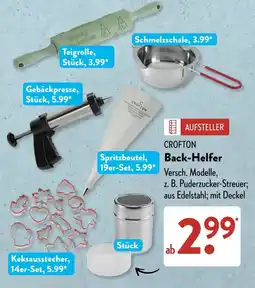 Aldi Süd CROFTON Back-Helfer Angebot