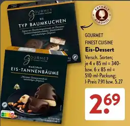 Aldi Süd GOURMET Eis-Dessert Angebot