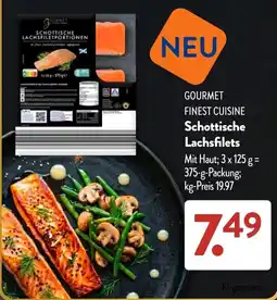 Aldi Süd GOURMET Schottische Lachsfilets Angebot