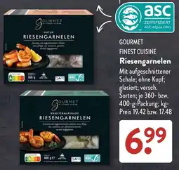 Aldi Süd GOURMET Riesengarnelen Angebot