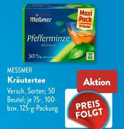 Aldi Süd MESSMER Kräutertee Angebot