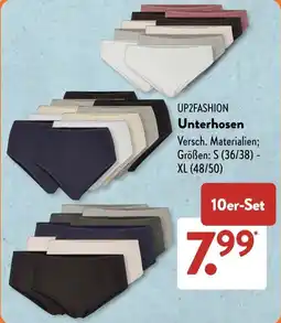 Aldi Süd UP2FASHION Unterhosen Angebot