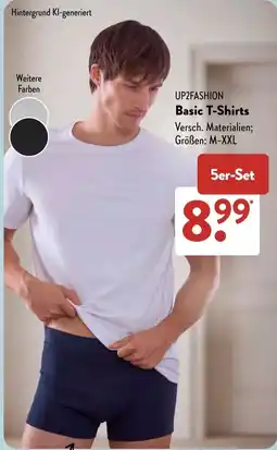 Aldi Süd UP2FASHION Basic T-Shirts Angebot