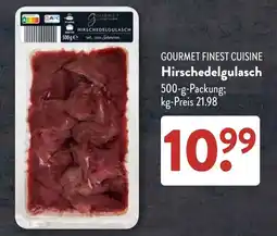 Aldi Süd GOURMET FINEST CUISINE Hirschedelgulasch Angebot