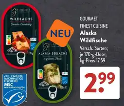 Aldi Süd GOURMET Alaska Wildfische Angebot