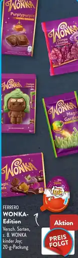 Aldi Süd FERRERO WONKA- Edition Angebot