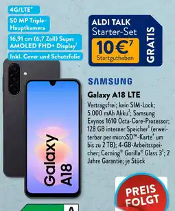 Aldi Süd SAMSUNG Galaxy A18 LTE Angebot