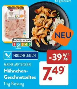 Aldi Süd Hähnchen-Geschnetzeltes Angebot