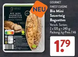Aldi Süd GOURMET Bio Mini Sauerteig Baguettes Angebot