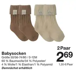 Zeeman Babysocken Angebot