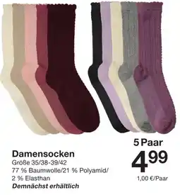 Zeeman Damensocken Angebot
