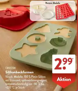 Aldi Süd CROFTON Silikonbackformen Angebot