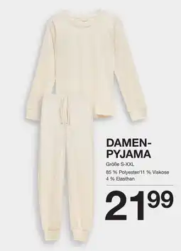 Zeeman DAMEN-PYJAMA Angebot