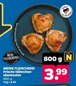 Netto MEINE FLEISCHEREI Frische Hähnchen-oberkeulen Angebot